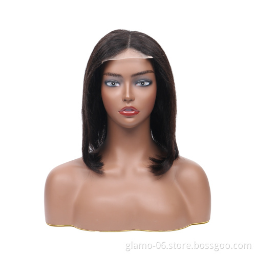 100% Real Human Hair Unprocessed Raw Remy Lace Frontal Wig,Virgin Cuticle Aligned Peruvian Human Hair Front Lace Front Wigs